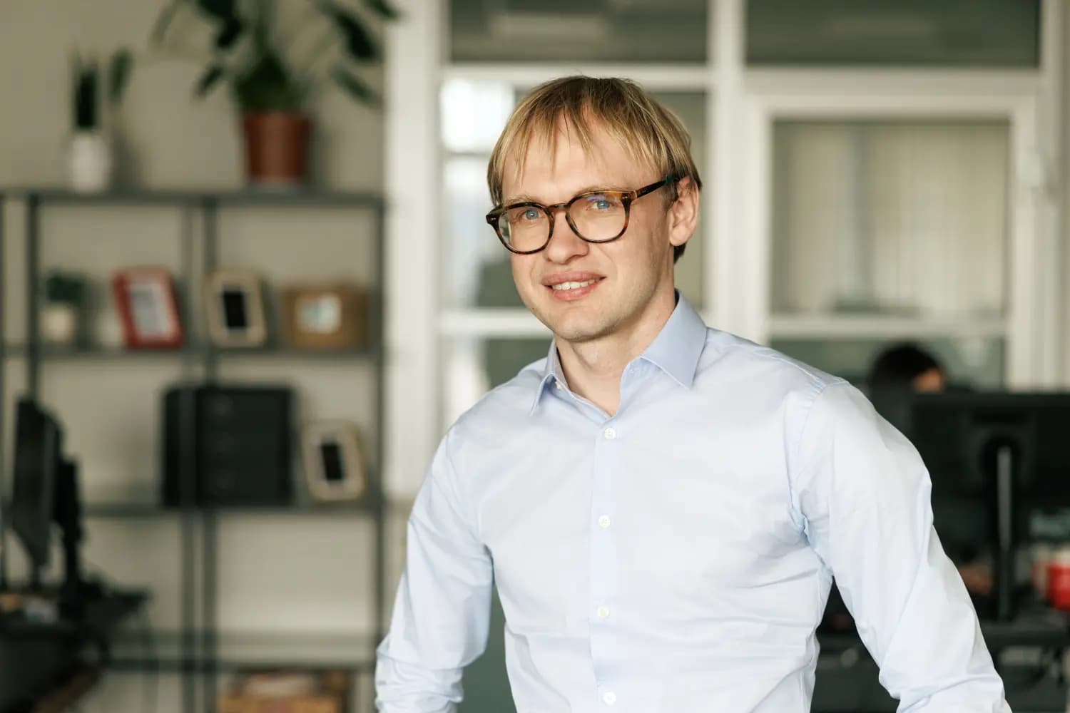 Holm Bank izpilddirektora (CEO) Kaspara Kalveta fotogrāfija.
